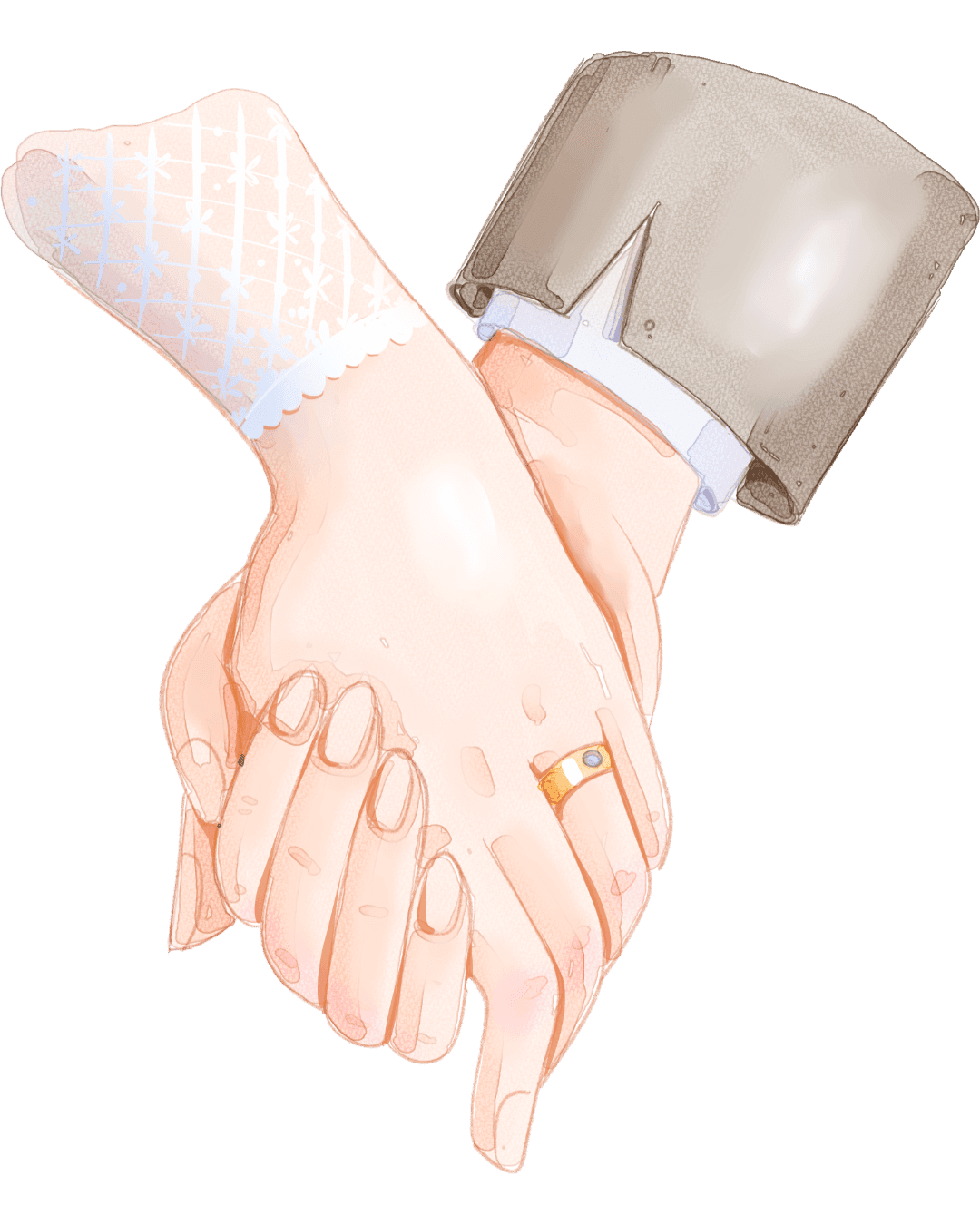 Holding hands